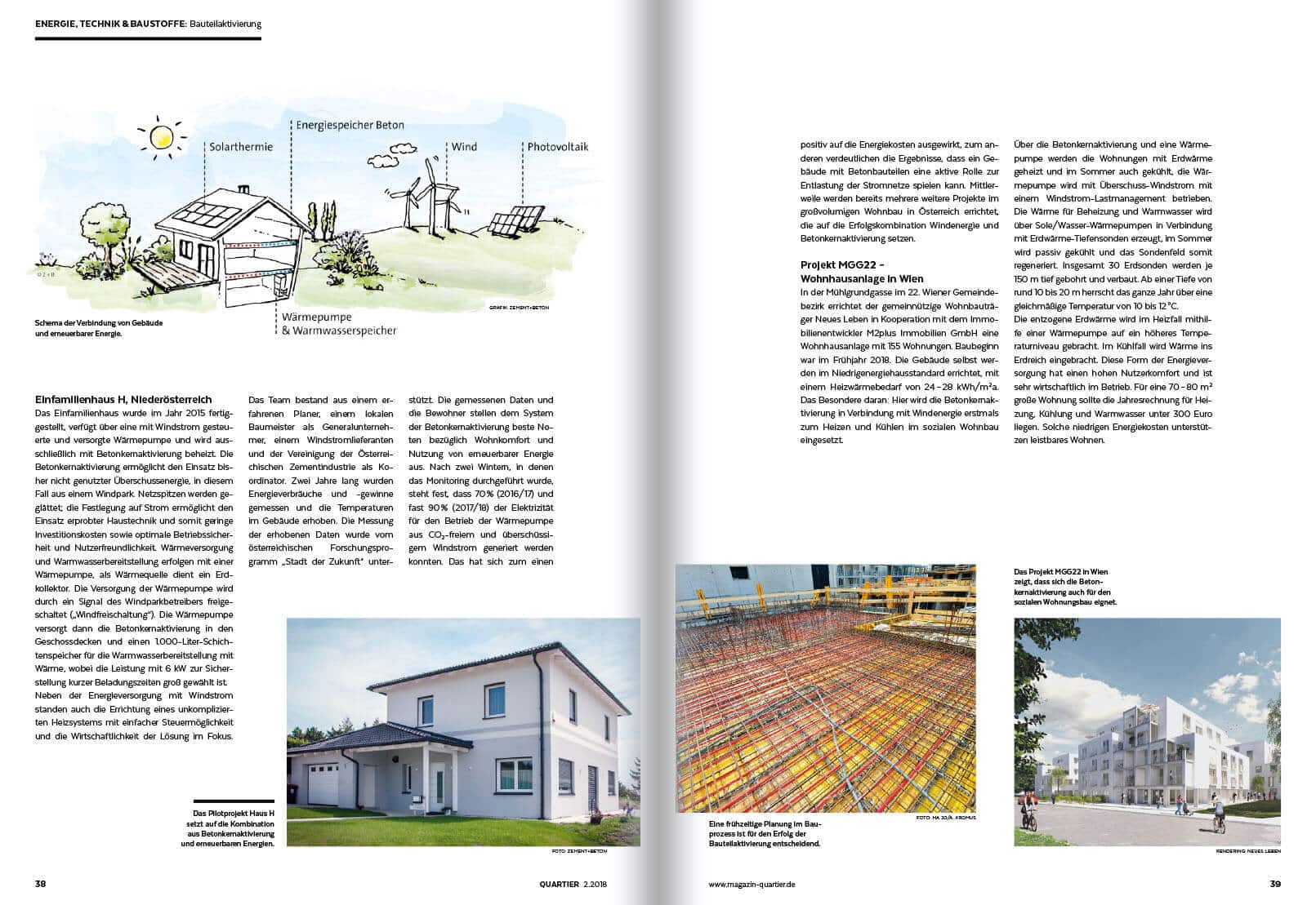 Betonkernaktivierung Im Wohnungsbau Www Magazin Quartier De