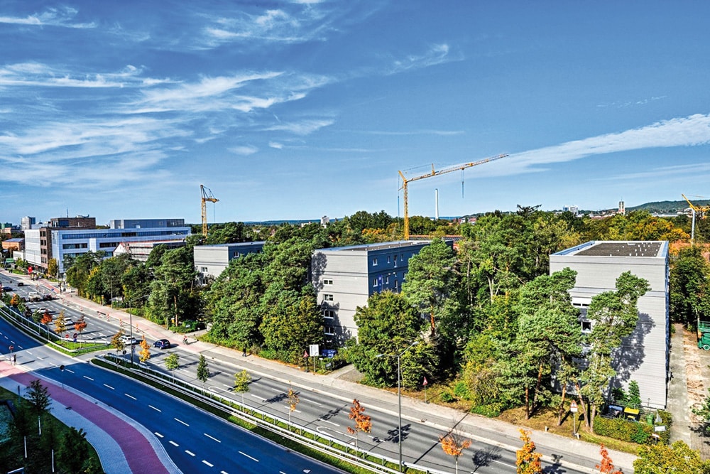 Aufgestockte Gebäude