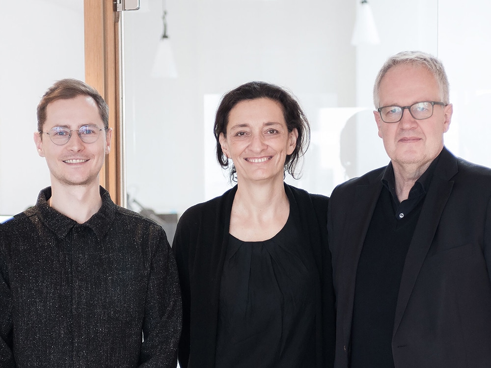Porträt: (v.l.n.r.): Arno Rothacker, Cilia Tovar, Hendrik Tovar