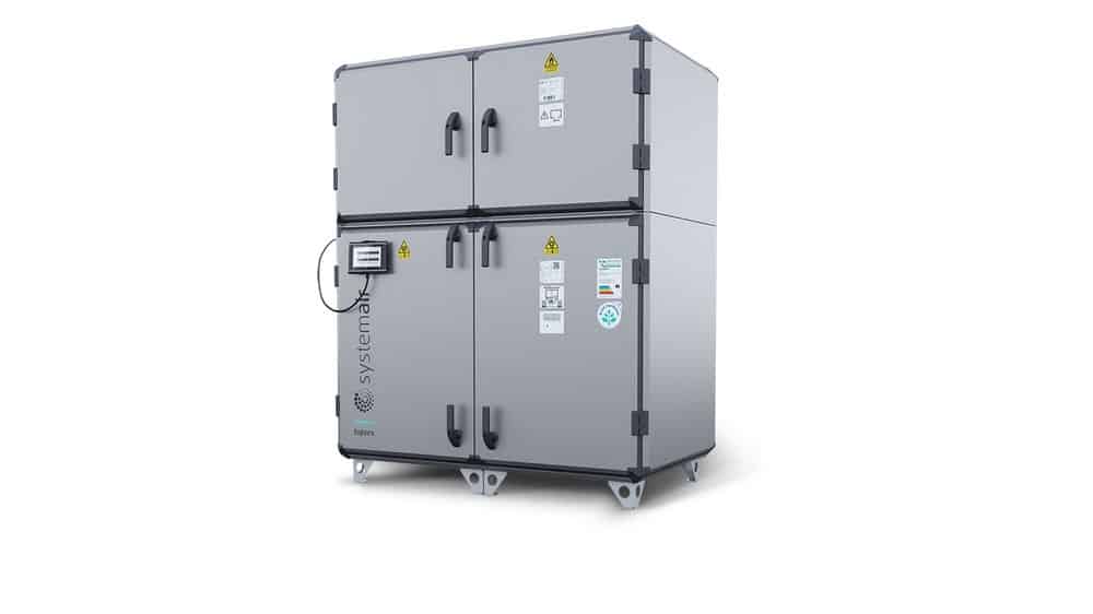 Mit integrierter, reversibler Wärmepumpe – Lüftungsanlage von Systemair