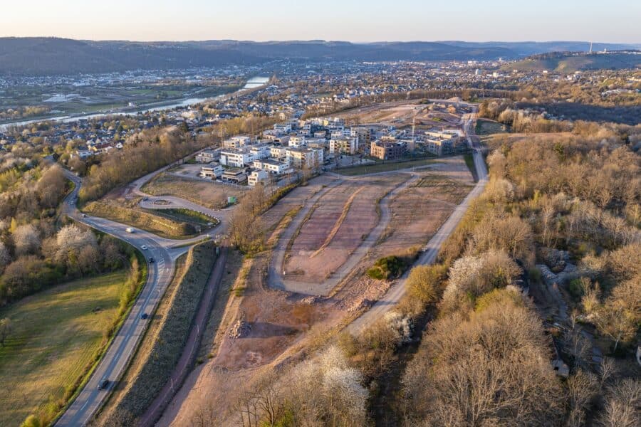 In Trier entsteht auf dem ehemaligen Gelände der Kaserne Castelnau ein neues Quartier mit rund 960 Wohneinheiten.