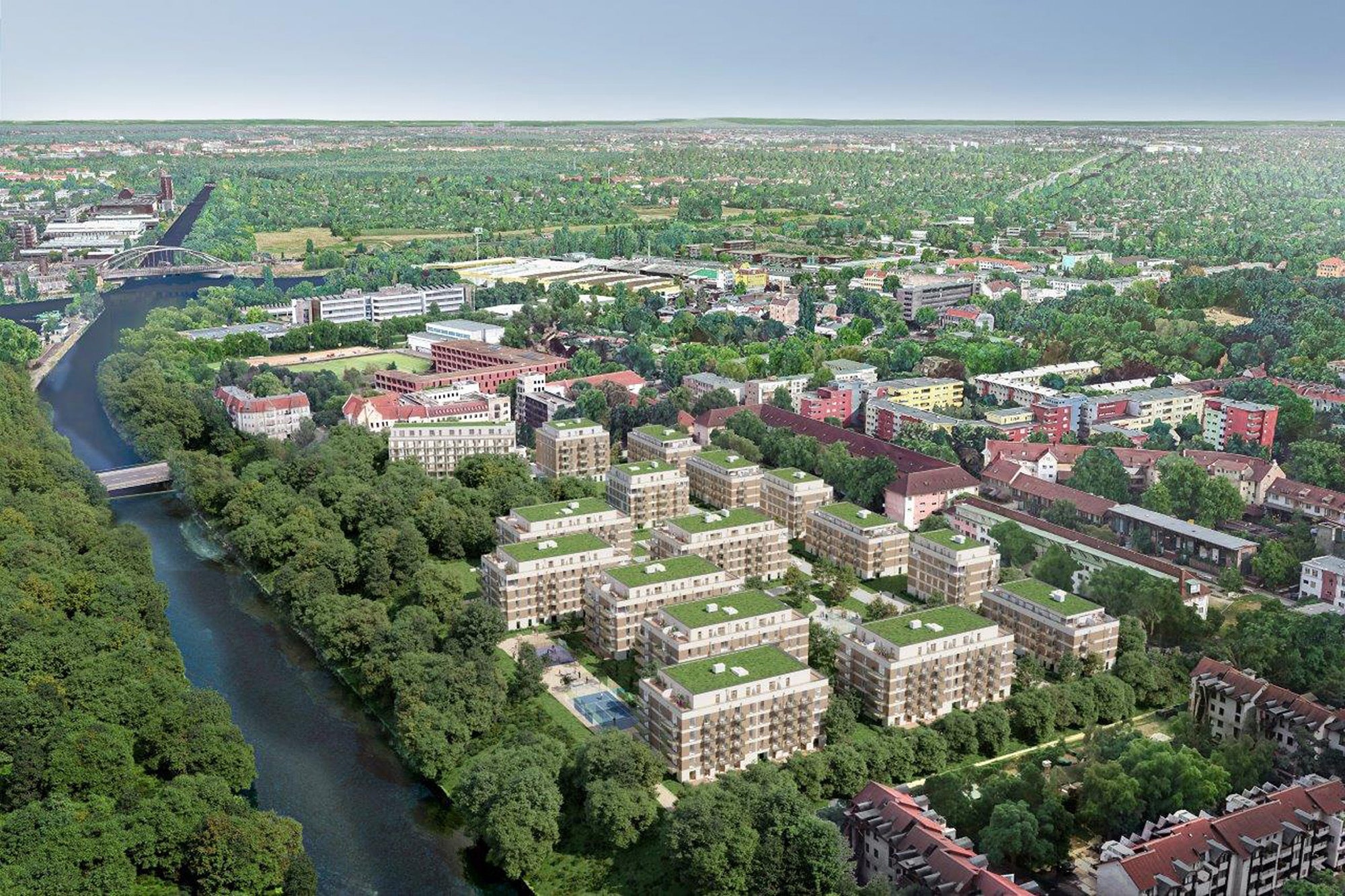 Greenpark – Neues Wohnquartier in serieller Bauweise in Berlin